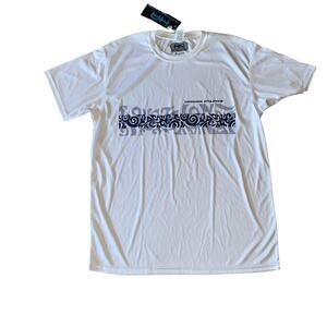 Hawaiian Athletics Short Sleeve Graphic White Crewneck T-shirt Gorp Large NWTs